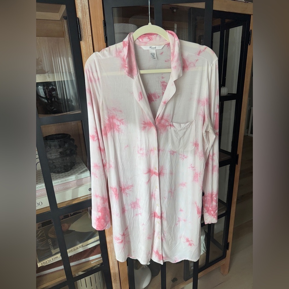 Victoria’s Secret modal nightgown dress pajamas long sleeve shirt sleep heavenly